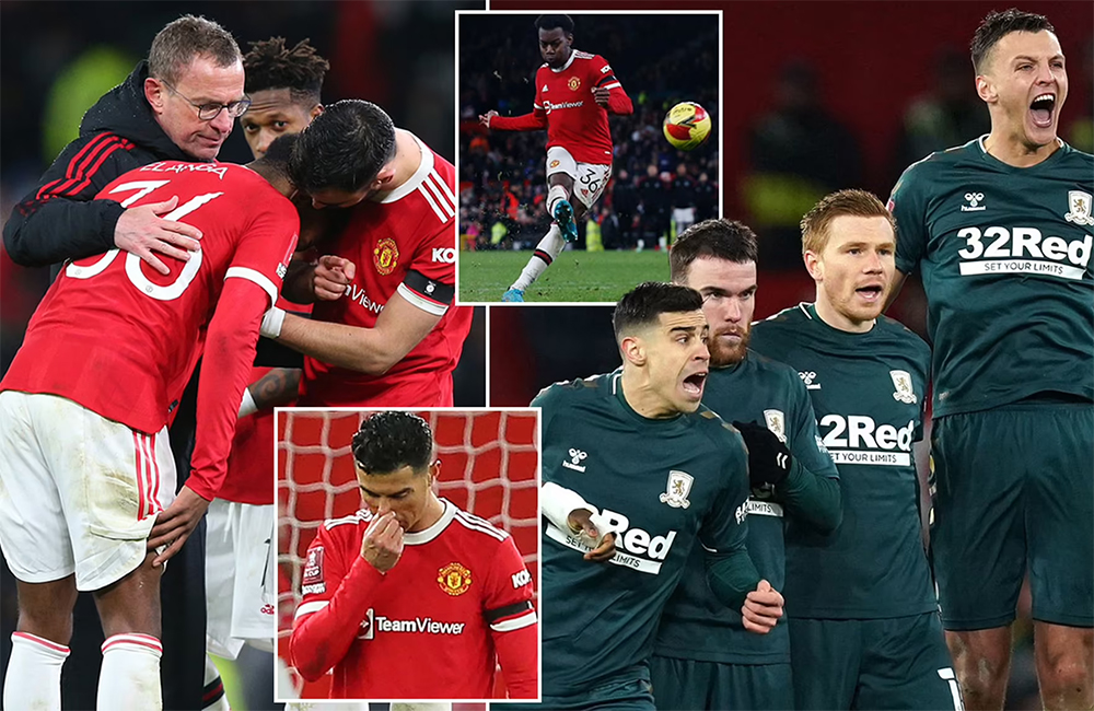 Middlesbrough loại MU khỏi FA Cup bằng loạt luân lưu